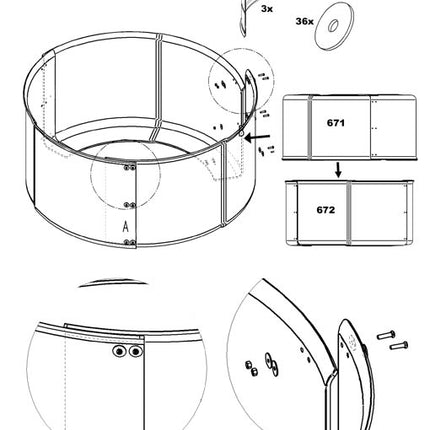 Telescopische voerring