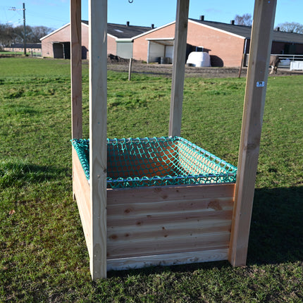 Slowfeeder hooihuisje voor paarden. Compleet geleverd