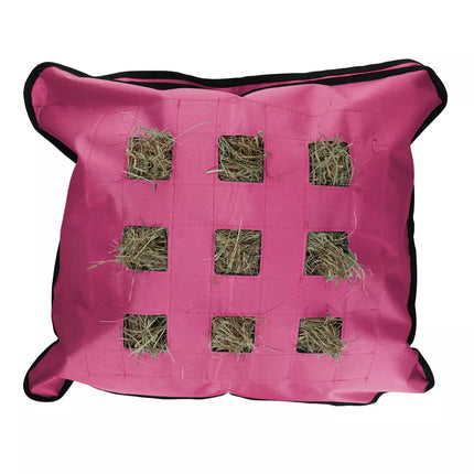 Hay Pillow Slow Feeder Vierkant Roze