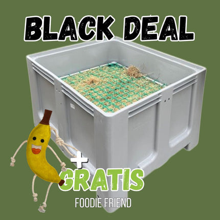 Slowfeeder XXL (1 kuub) GRIJS