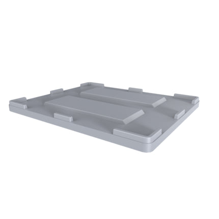 Grijs deksel voor afsluiten slowfeeder XXL