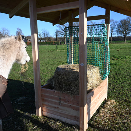 Slowfeeder hooihuisje voor paarden. Compleet geleverd