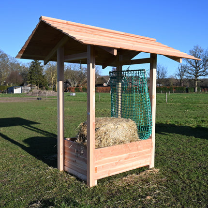 Slowfeeder hooihuisje voor paarden. Compleet geleverd